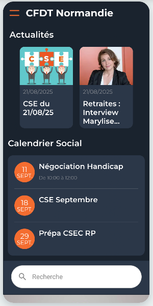 CFDT NORMANDIE TOTALENERGIES Screenshot 0