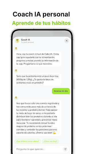Calor.IA: Contador de Calorías Screenshot 2