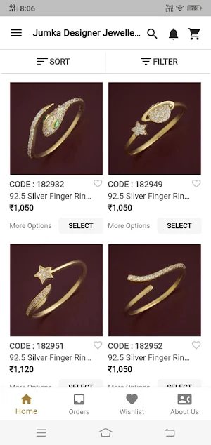 Jumka Designer Jewellery Screenshot 1