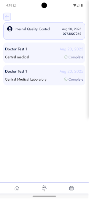 Central MedLab Screenshot 2