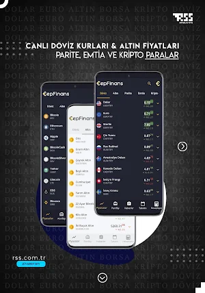 CepFinans: Canlı Döviz Kurları & Altın Fiyatları Screenshot 1