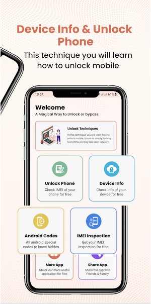 Unlock Phone - Device info Screenshot 1