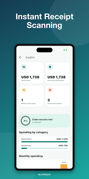BuyProof: Receipt & Warranty Screenshot 2