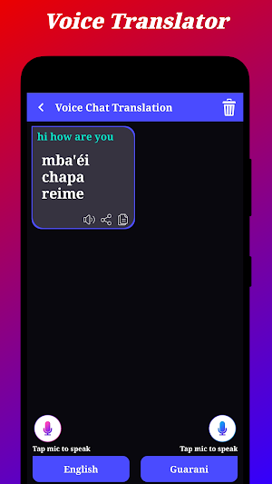 Guarani Translator Screenshot 2
