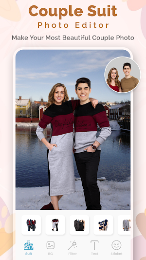 Couple Suit Photo Editor Screenshot 0
