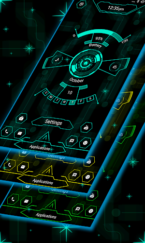 Hi-tech Productive Launcher 2020 - hitech theme Screenshot 2