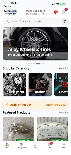 Used Car Spare - Shopping Screenshot 0
