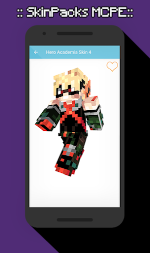 SkinPacks HeroAcademia for Minecraft Screenshot 3