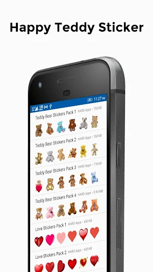 Teddy Bear Stickers for Whatsapp (WAStickerApps) Screenshot 1