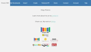 Simple CMS Screenshot 0