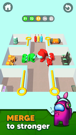 Pin Clash: Crewmate Army Screenshot 2