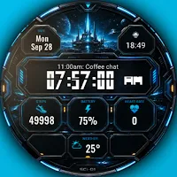 A155 Sci-fi watchface