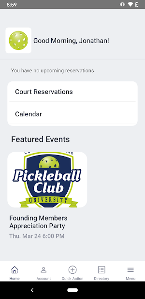 The Pickleball Club Screenshot 1