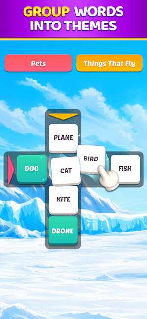 Category Crossings: Sort words Screenshot 0