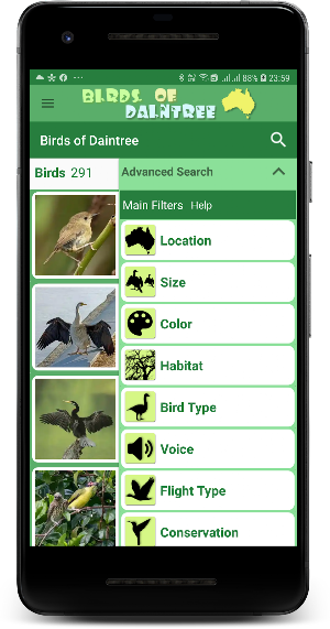 Australia Birds ID Daintree Screenshot 2