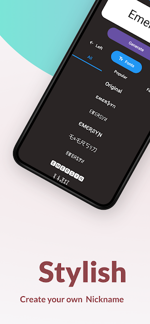 Gamer Nickname: Stylish Name Screenshot 2