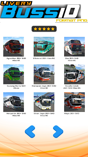 Livery Bussid Format PNG Screenshot 3