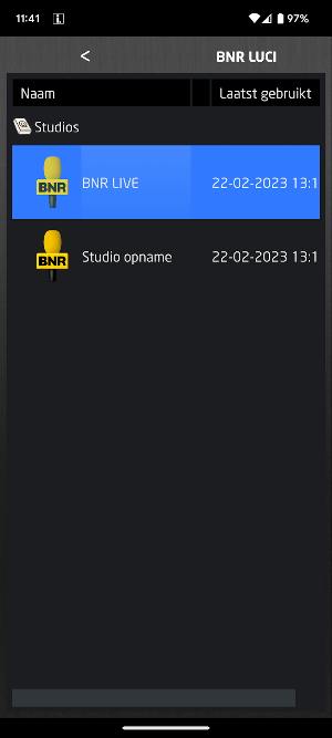 Luci BNR-studiogasten Screenshot 1