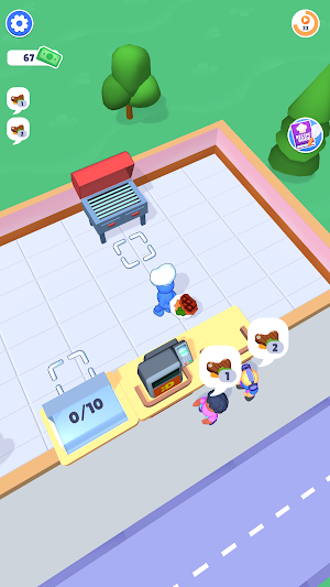 Pocket Eatery: Idle Diner Chef Screenshot 1