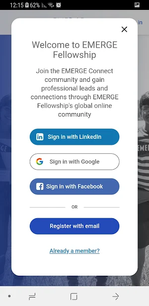 EMERGE Connect Screenshot 1