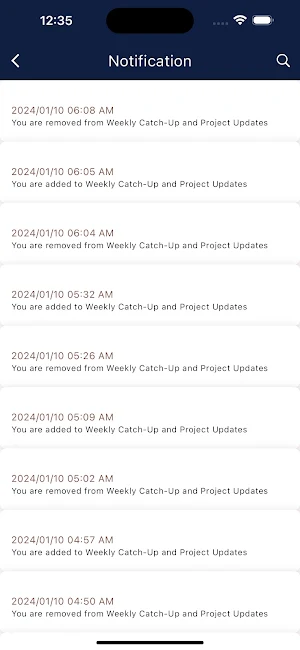 Meeting Management Screenshot 1
