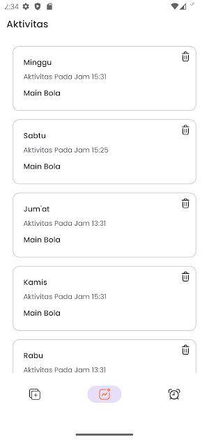Catat Aktivitas Screenshot 1