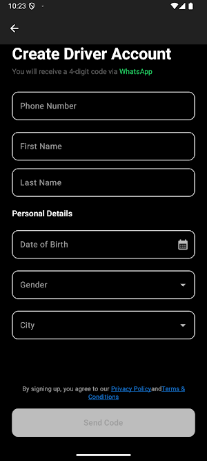 Mishwar Driver Screenshot 2