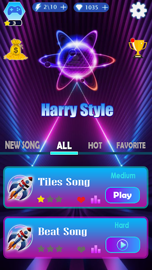 Harry Style Tiles Hop Screenshot 0