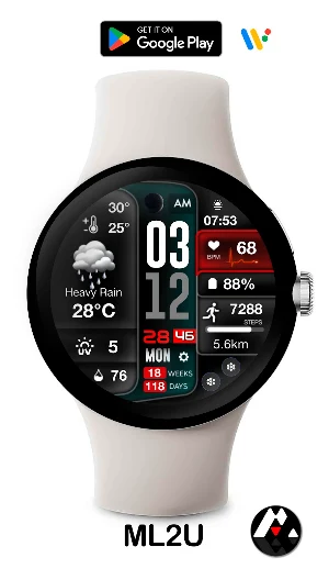 ML2U 233 Watch Face Screenshot 2