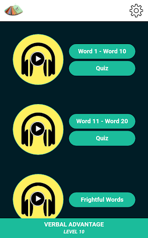 Verbal Advantage - Level 10 Screenshot 0