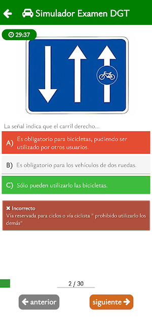 Test Autoescuela Móvil 2025 Screenshot 2