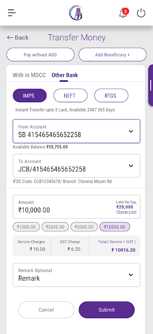 MDCCB Mobile Banking Screenshot 3