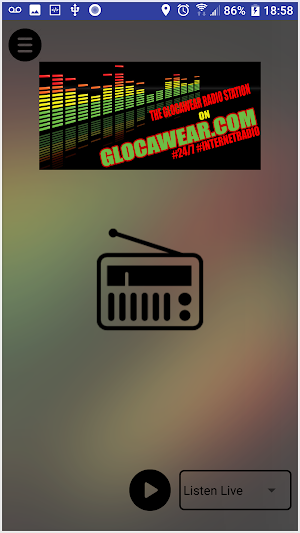 Glocawear Radio Screenshot 2