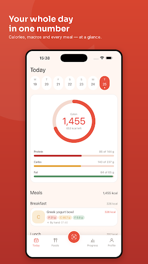 Calorie Counter: Biteline Screenshot 2