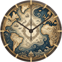 Vintage Ocean Compass