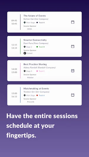 Phacilitate Events Screenshot 1