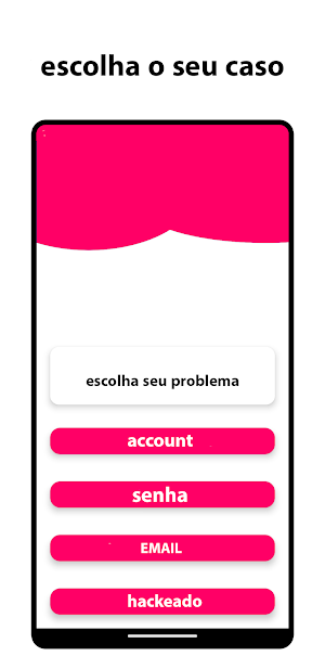 recuperar conta e senha : como Screenshot 1