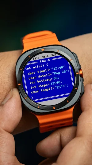 Retro C Compiler Watch Face Screenshot 0