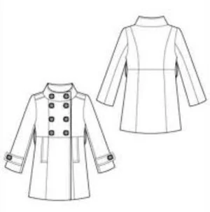 Fashion Design Flat Sketch Screenshot 1