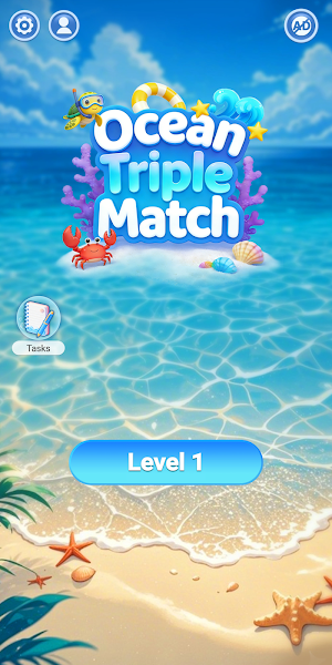 Ocean Tile Triple Match Screenshot 0