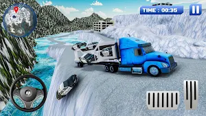 Offroad Police Car Transporter Screenshot 1
