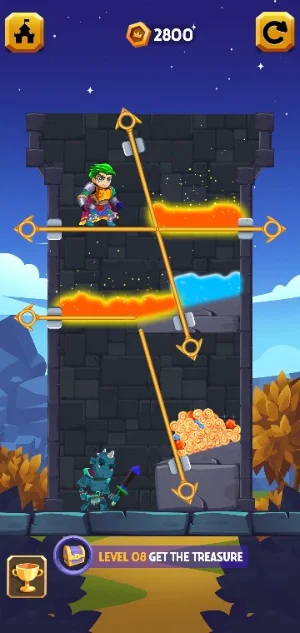 Hero's Pin Puzzle Screenshot 0