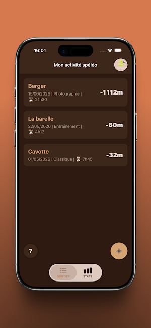 SpéléoLog Screenshot 0