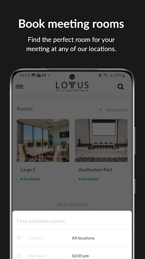 Lotus Campus App Screenshot 0