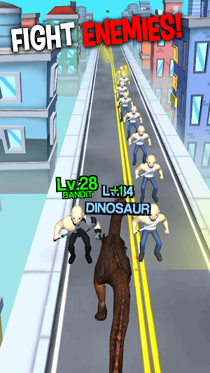 Dino Evolution City Rush Screenshot 0