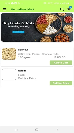 Our Indians Mart Screenshot 0