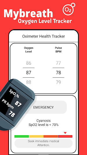 Oxygen Level Tracker: Mybreath Screenshot 0