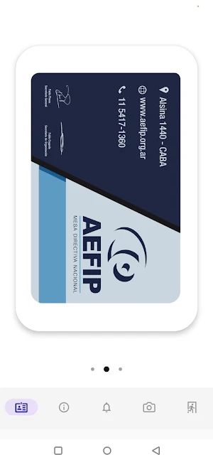 AEFIP Credencial Digital Screenshot 1