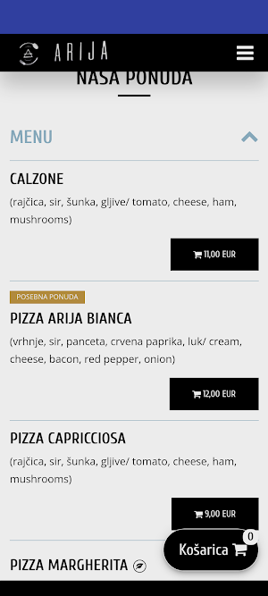 Konoba Pizzeria Arija Screenshot 0