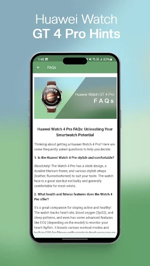 Huawei Watch GT 4 Pro Hints Screenshot 1